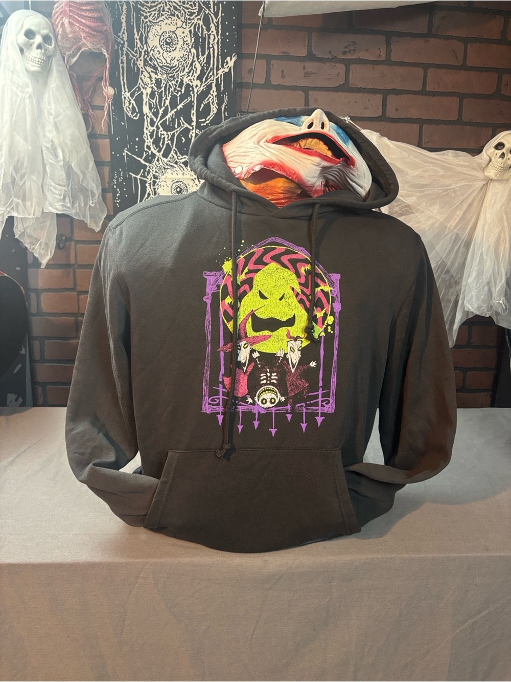Disney Nightmare Before Christmas Oogie Boogie Hoodie – M or L